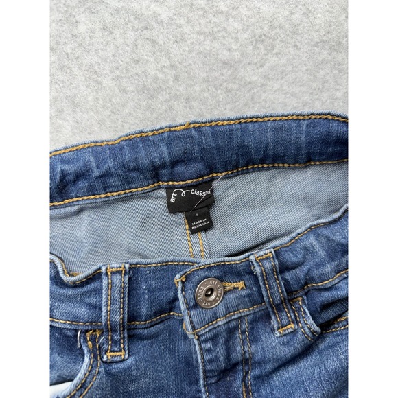 Art Class Girls Distressed Blue Wash Skinny Jeans Size 7 - Picture 7 of 9